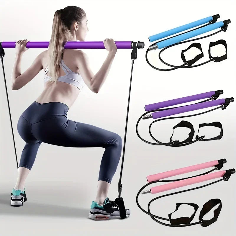 Portable Pilates Bar Kit & Resistance Band