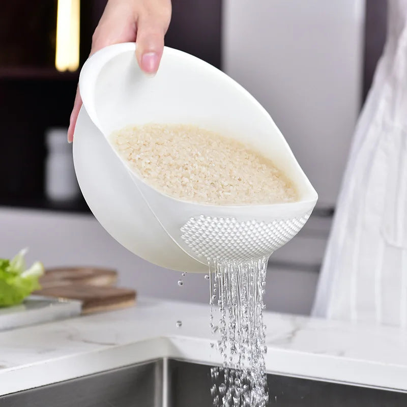 Rice Bowl Drain Basket - Multi-purpose Washing Bowl