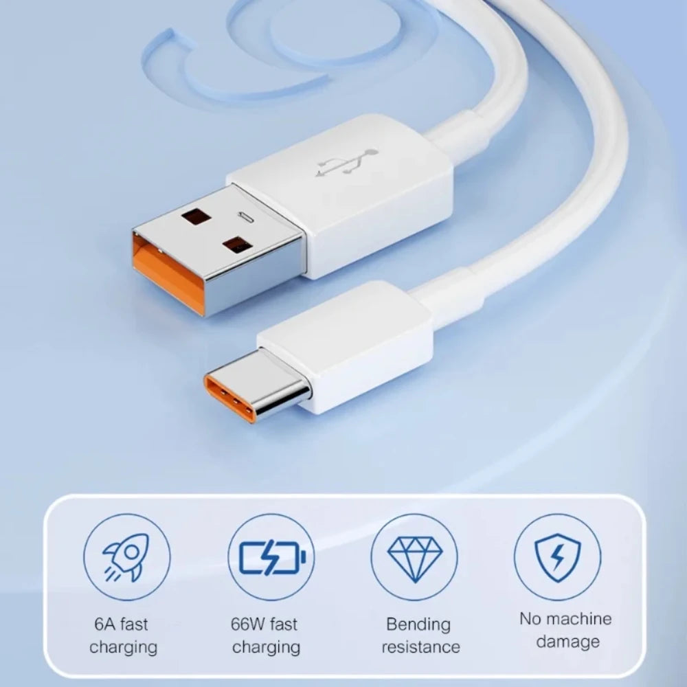NNBILI 6A 1M-14M Extra Long Micro/Type C USB Fast Data Cable