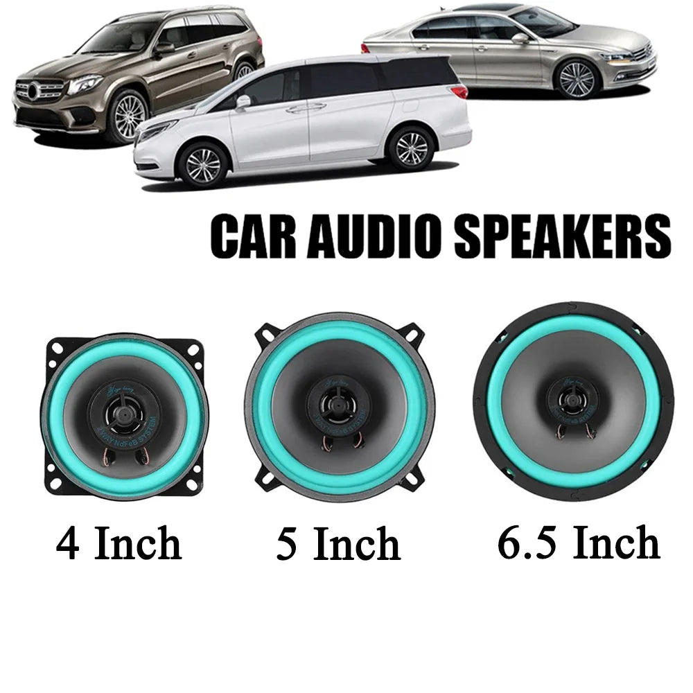 Universal Automotive Audio Music Full Range Frequency Stereo Speake