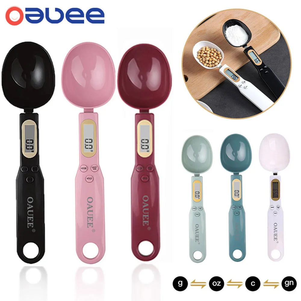 LCD Digital Measuring Spoon Scale - Mini Kitchen Tool