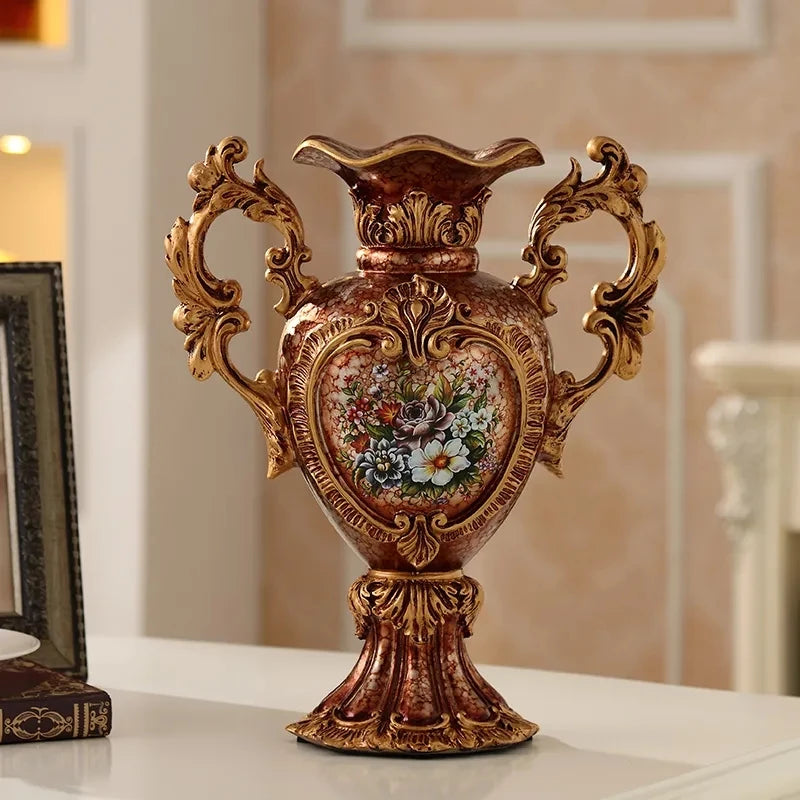 Luxury Palace Resin Vase Ornaments
