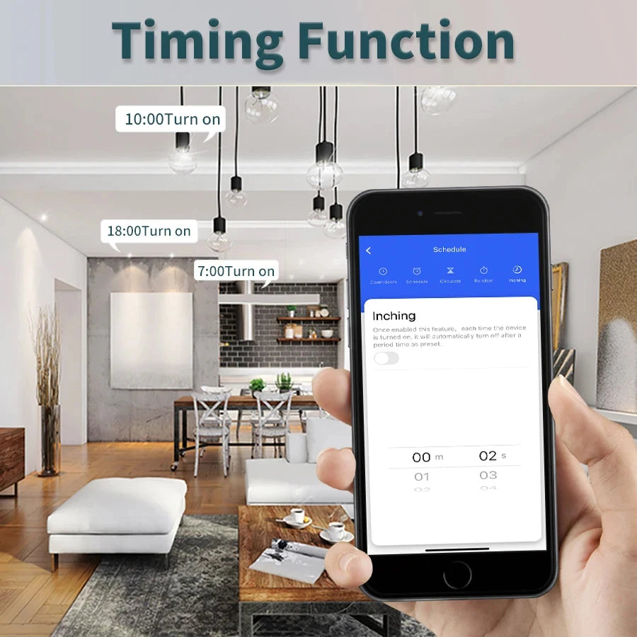 WiFi Smart Light Switch - Wireless RF 433mhz Wall Switch
