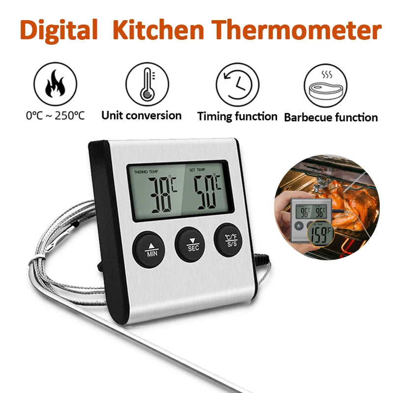 BBQ & Kitchen Digital Cooking Thermometer