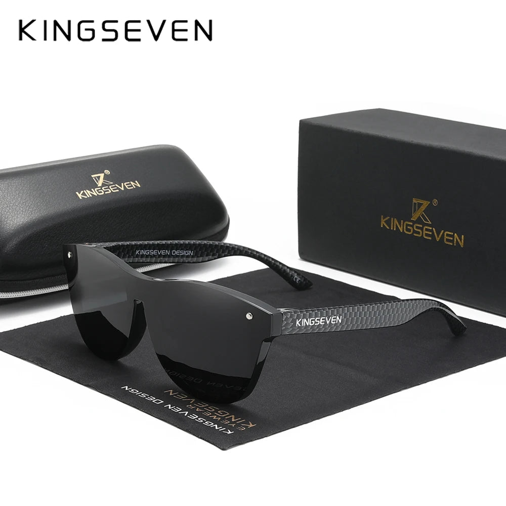 KINGSEVEN 2024 New Brand Design Women's Glasses TR90 Polarized Sunglasses Men Retro Sun Glasses Sonnenbrille Herren