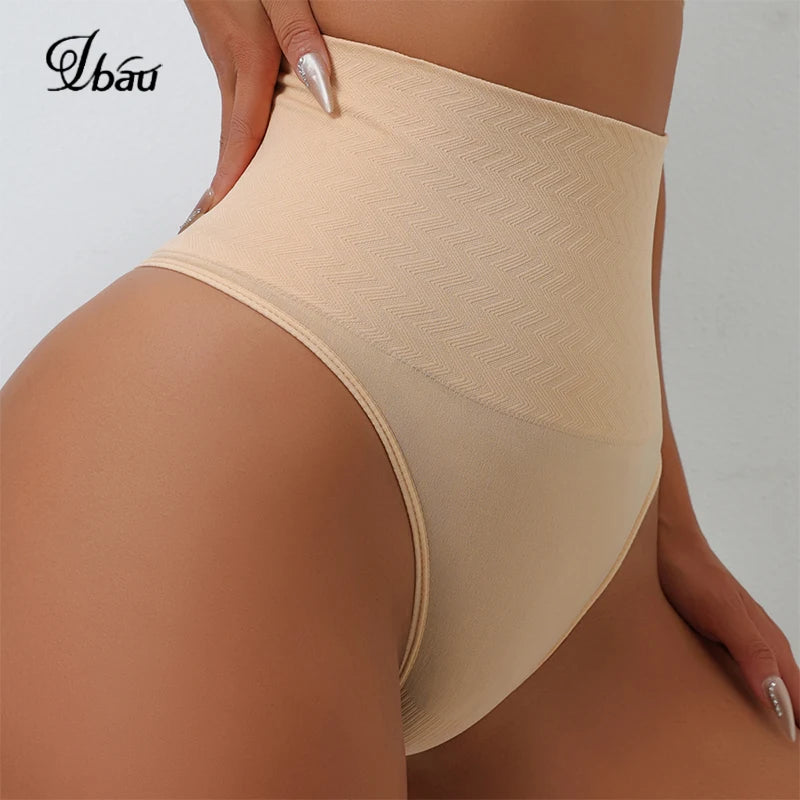 UBAU 2025 High Waist Thongs Seamless Women Panties G-String Lingerie Tummy Control Shaping Girdle Shaper Underwear