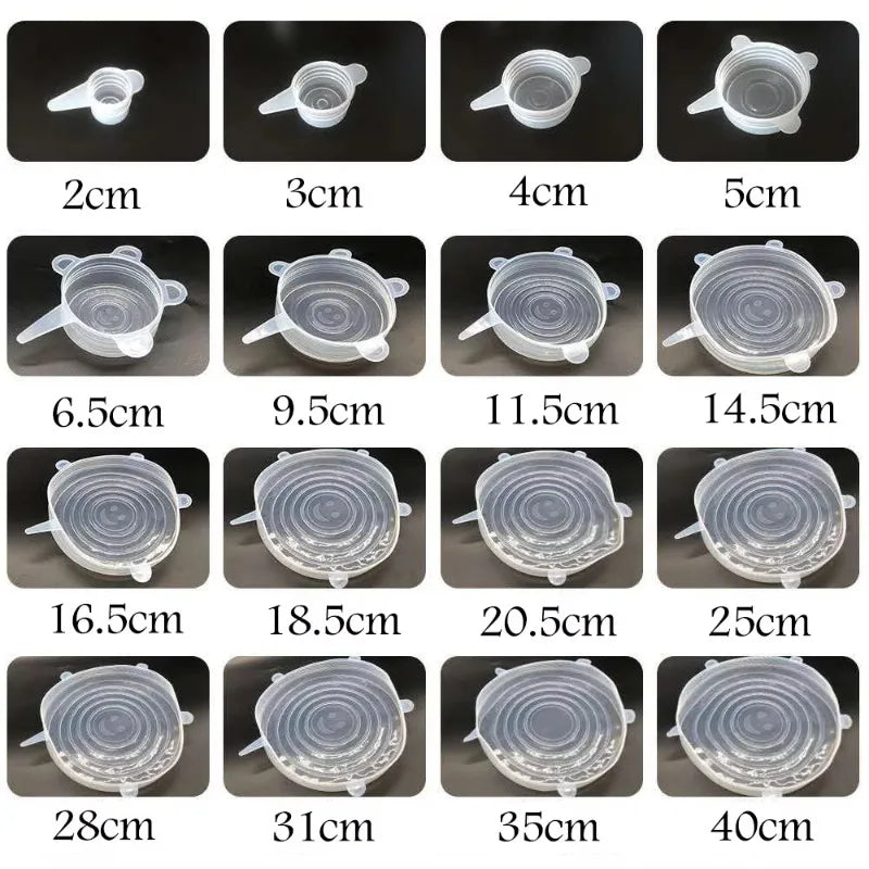Silicone Stretch Universal Lid - 16 Sizes