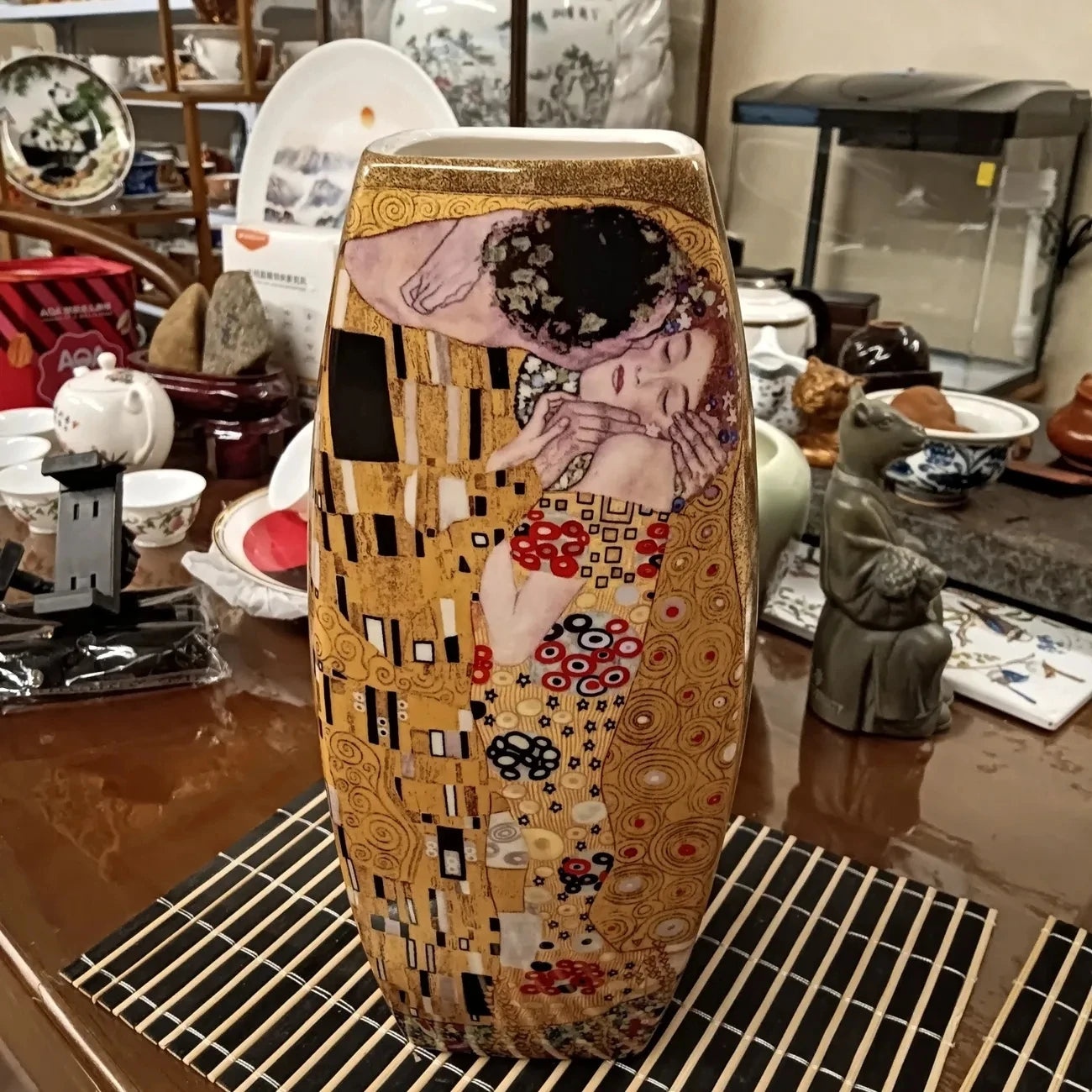 uxury Europe Klimt Ceramic Vase