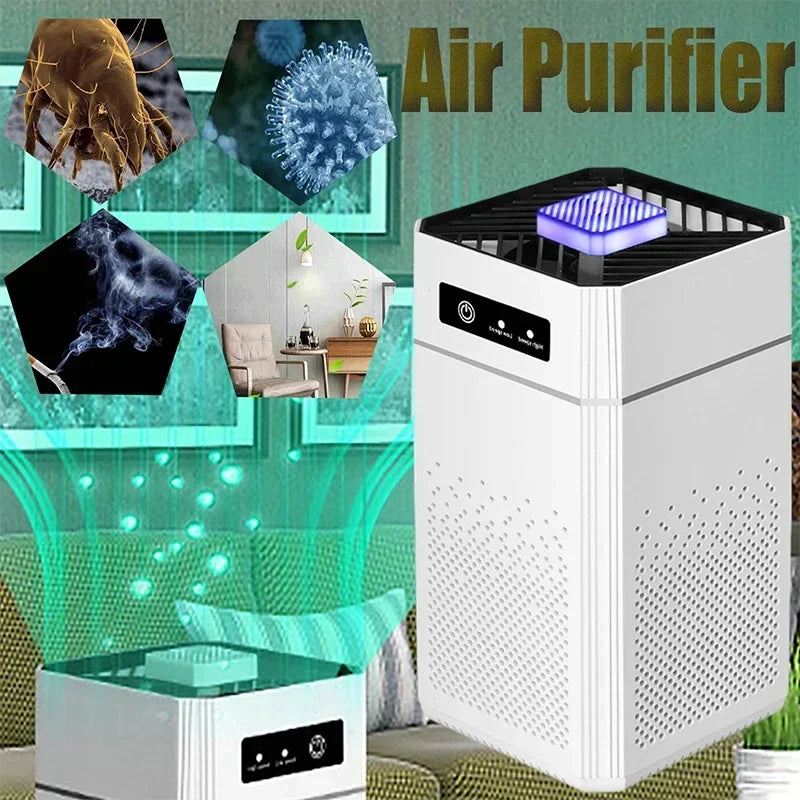 Air Purifier Smoke Odor - Negative Ion Generator - Protable Air Cleaner