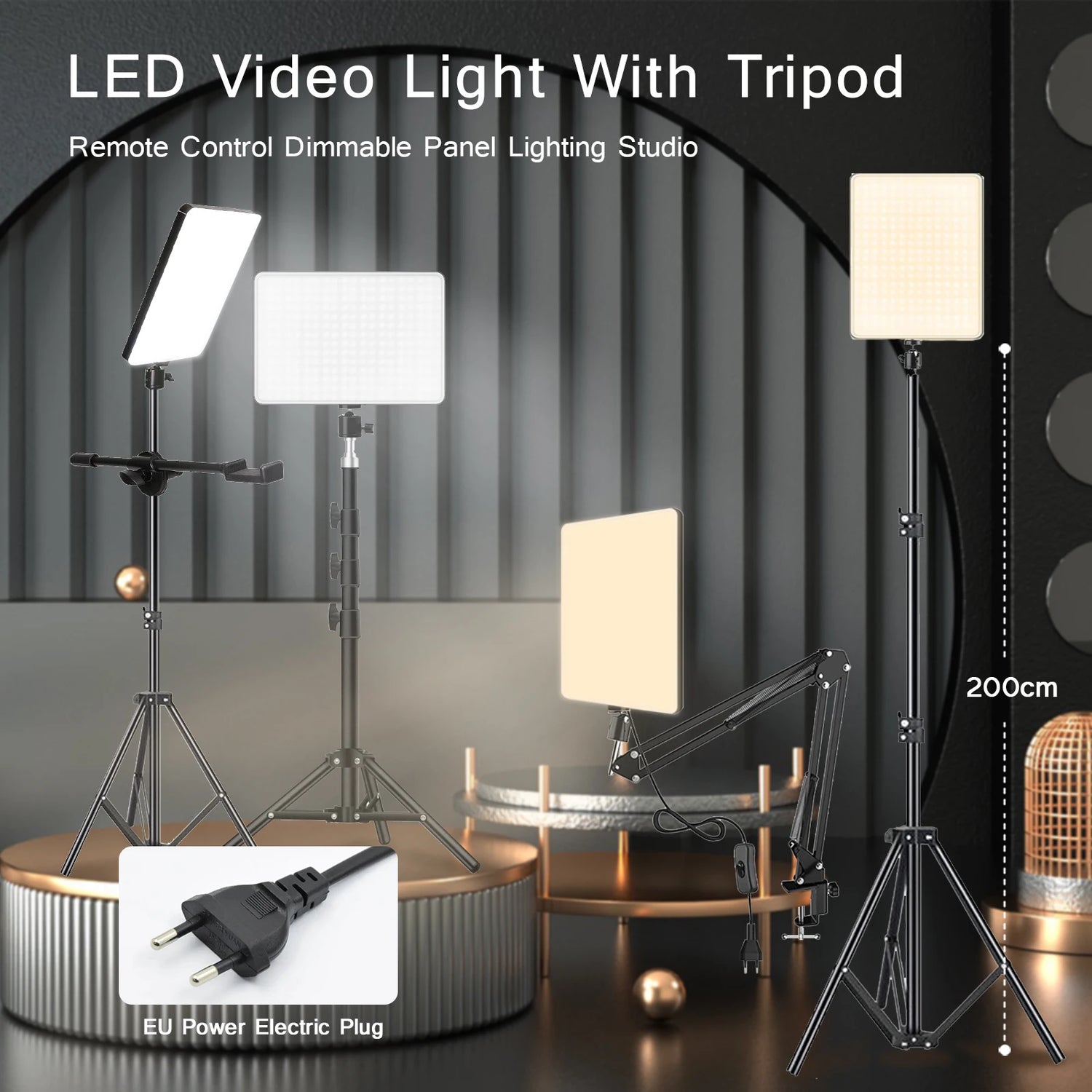 Photo Studio LED 2700k-5700k Video Fill Light Panel
