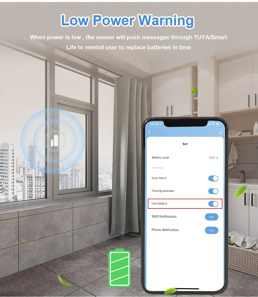 Door Window Sensor - Security Protection