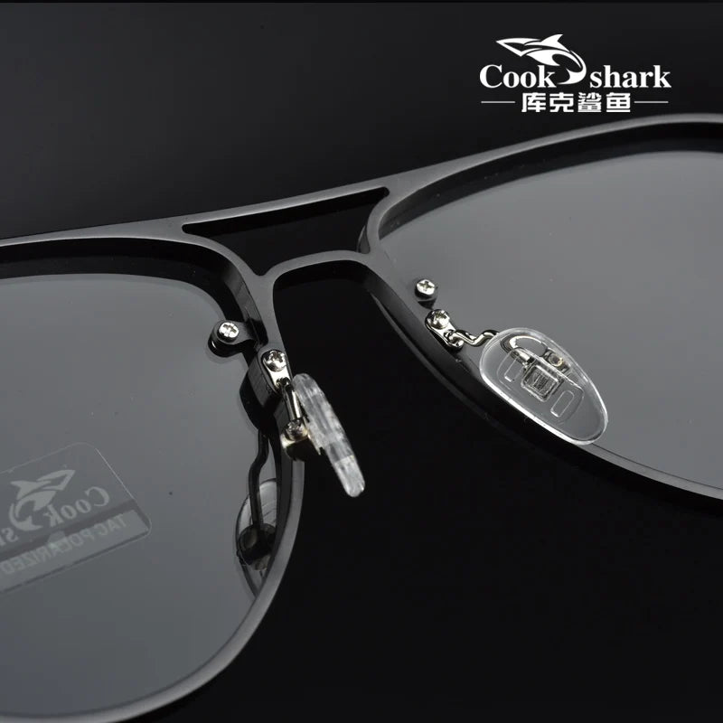 Cook's color-changing sunglasses polarized sunglasses for men's driving day and night dual-purpose driving mirror fishing glasse