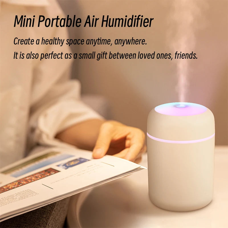 H2O Air Humidifier Portable Mini USB Aroma Diffuse