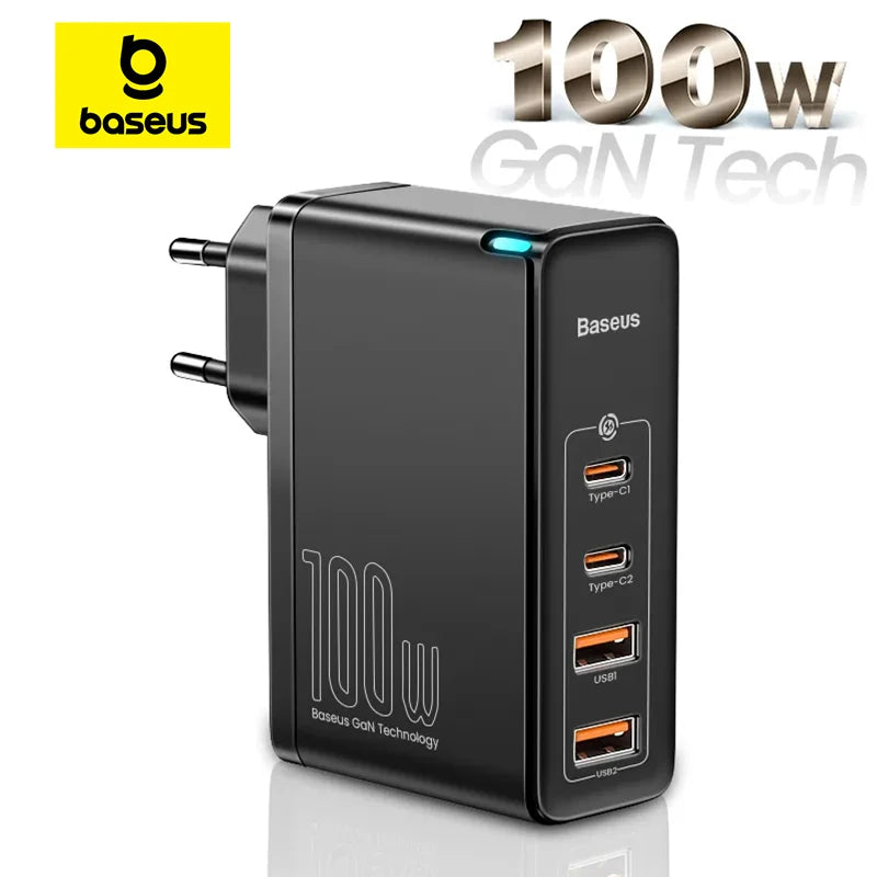 Baseus GaN 100W PD QC USB Fast Charger