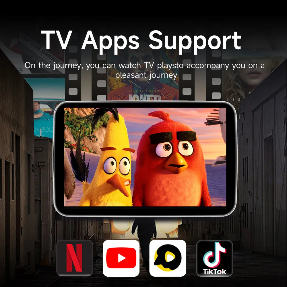 Headrest Monitor Display - IPS Android Tablet Touch Screen