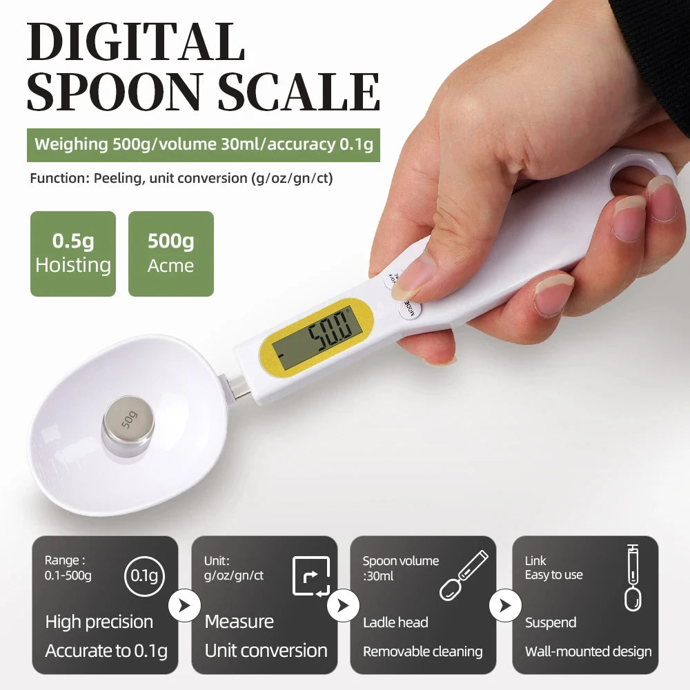 Electronic Scale LCD Digital Spoon - Mini Kitchen Tool