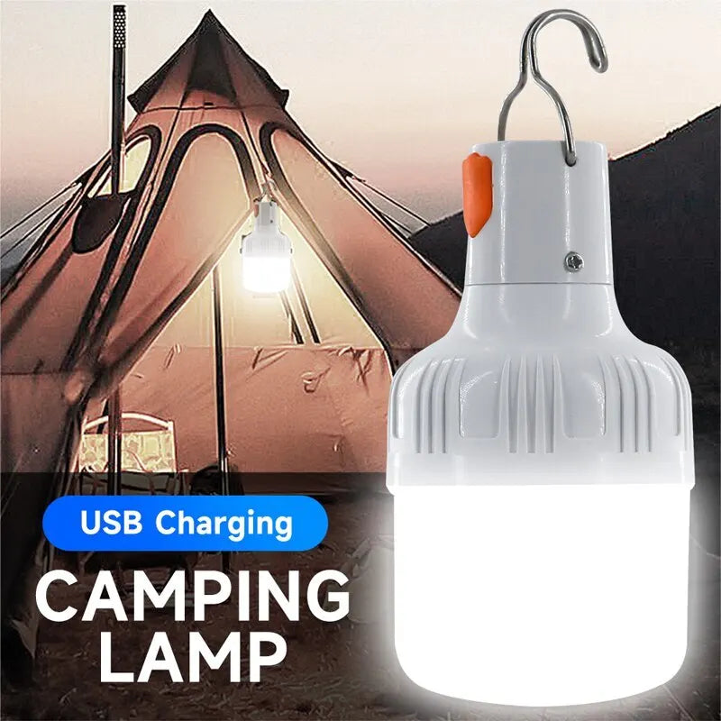 Outdoor USB Rechargeable LED Lamp - High Brightness