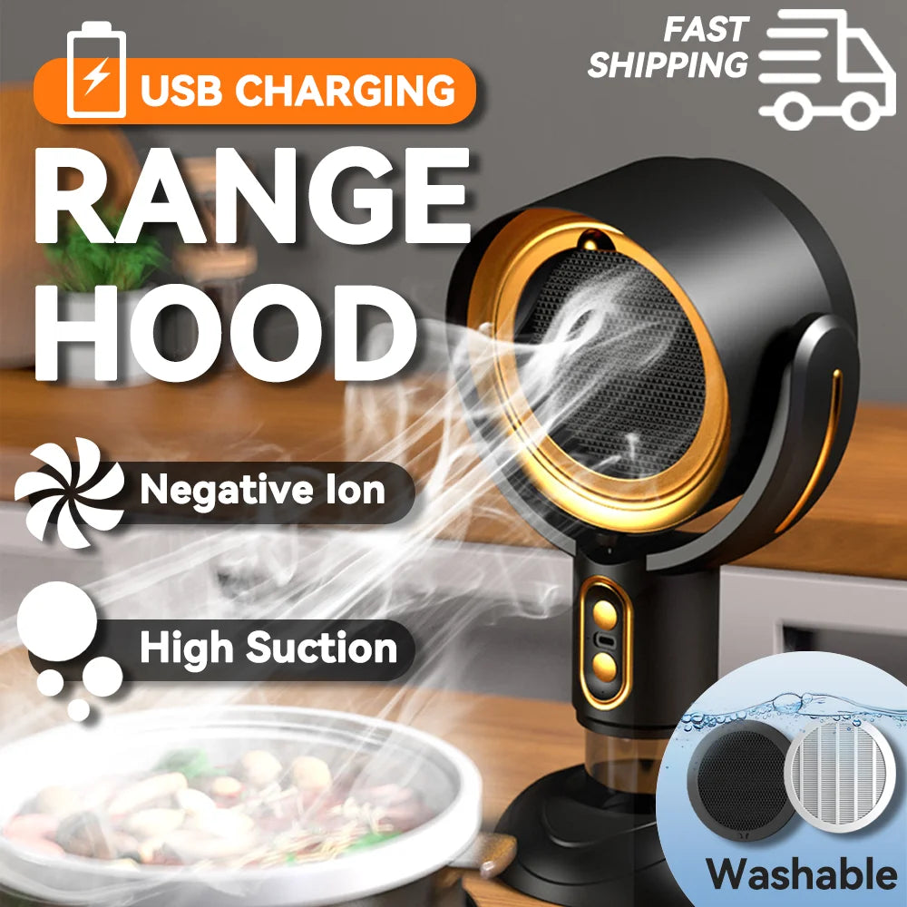 Mini Range Hood - Mini Suction Extractor - USB Charging Angle-adjustable