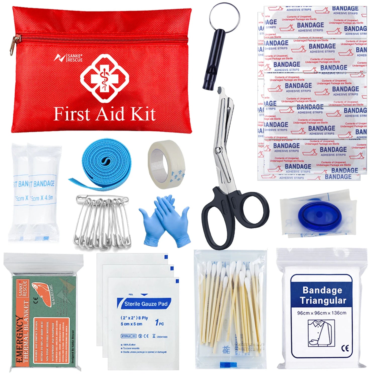First Aid Kit In The Car Acessories - Survival Camping Equipments