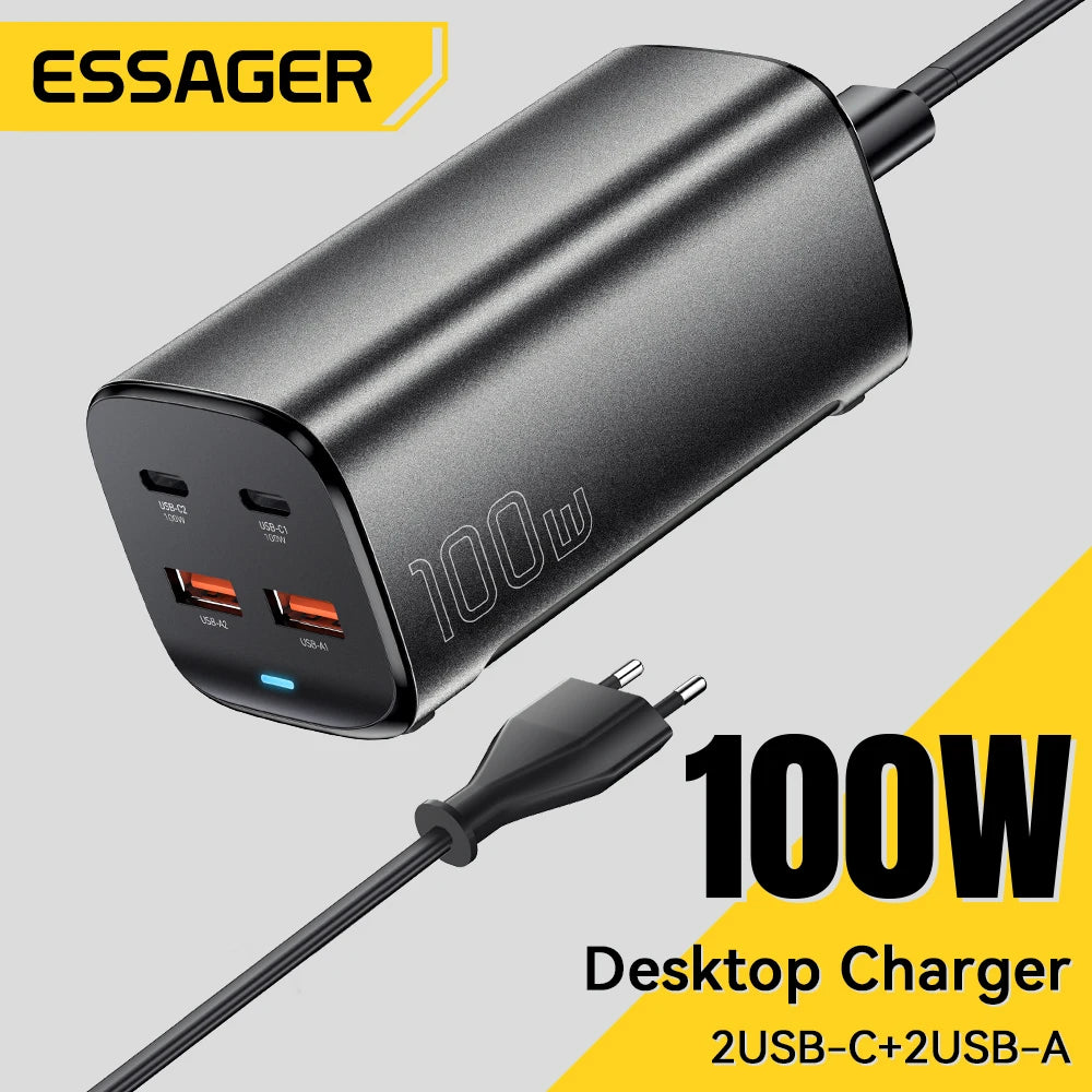 Essager 100W USB C GaN Quick Charge