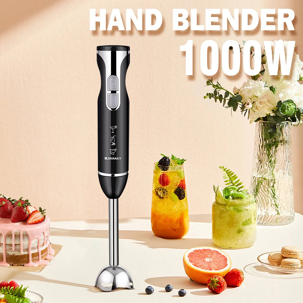 Portable Handheld Cooking Stick 1000W - 5 in 1 Multi-function Blender