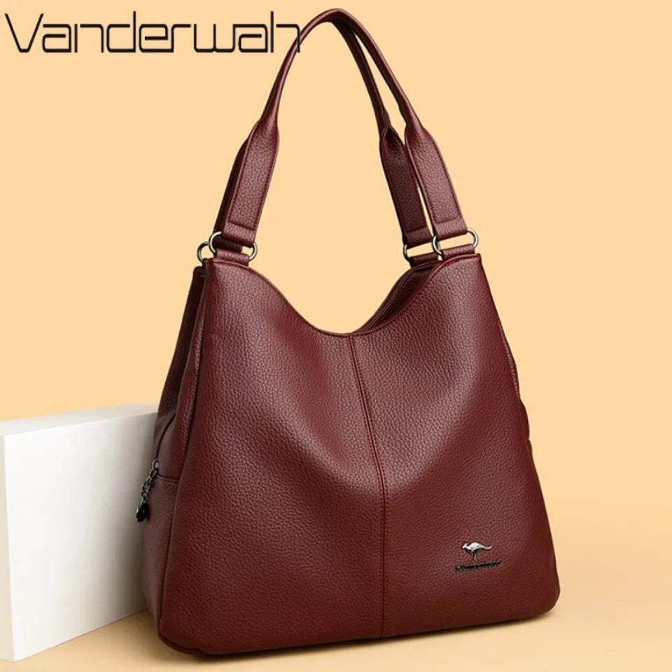 Top Hanle andle Hobo Leather Leisure Shoulder Bags