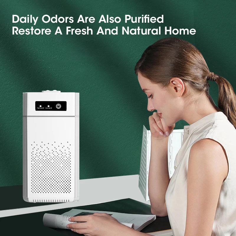 Air Purifier Smoke Odor - Negative Ion Generator - Protable Air Cleaner