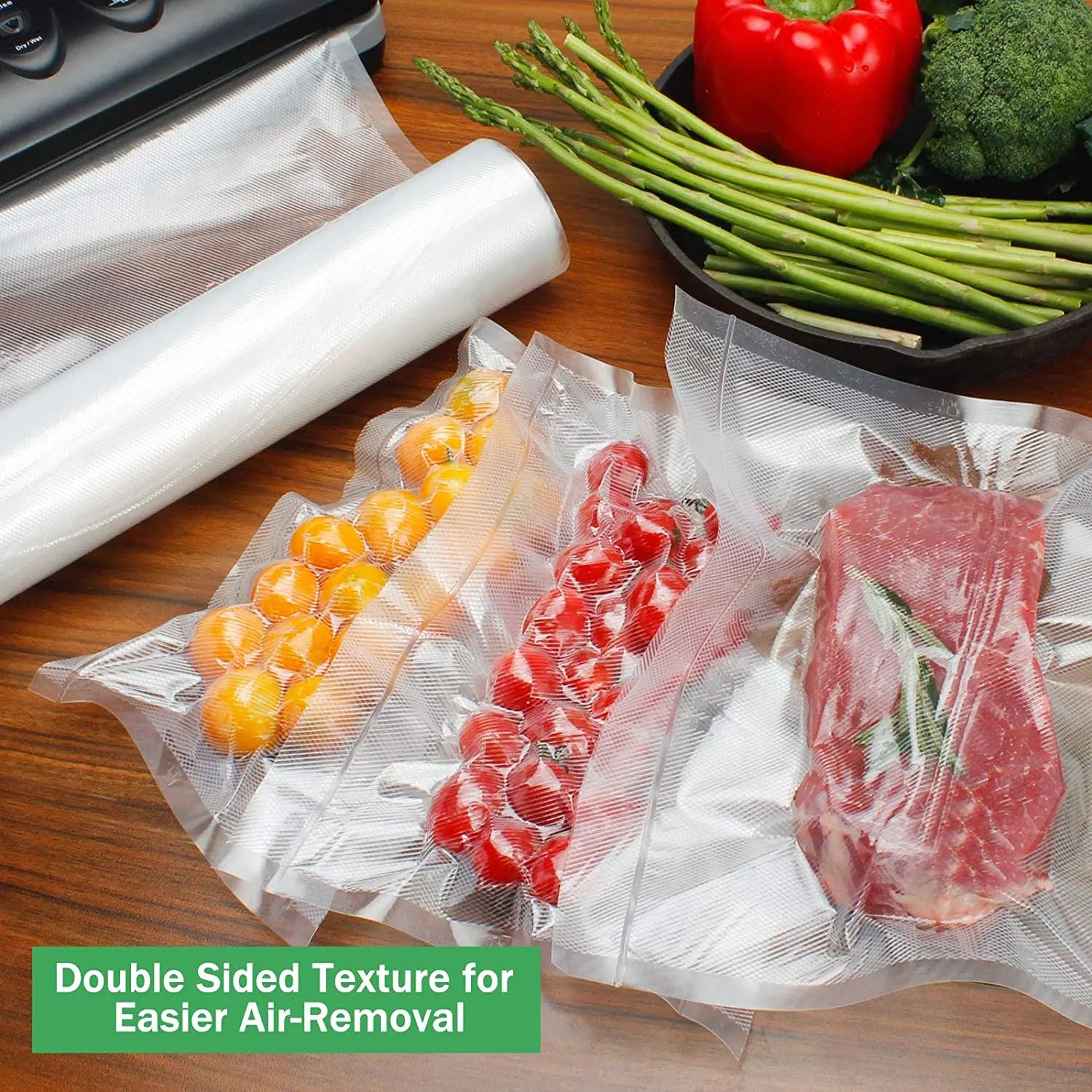 Plastic Storage bag for vacuum sealing machine - food saver Packaging