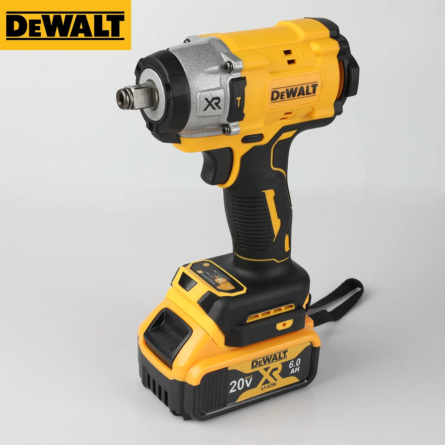 DEWALT DCF922 ATOMIC 20V MAX 1/2 in. Cordless Impact Wrench Variable Speed Electric Wrench with Detent Pin Anvil Bare Tool