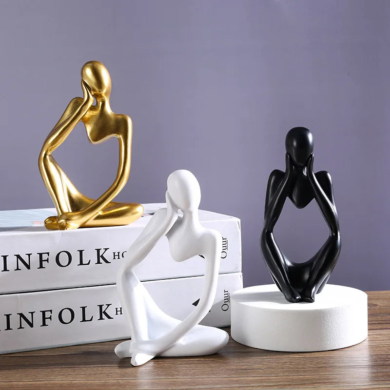 The Thinker Set - Abstract Statues Sculptures