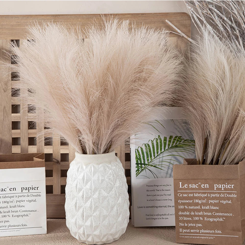 Fluffy Pampas Grass Boho Artificial Flower