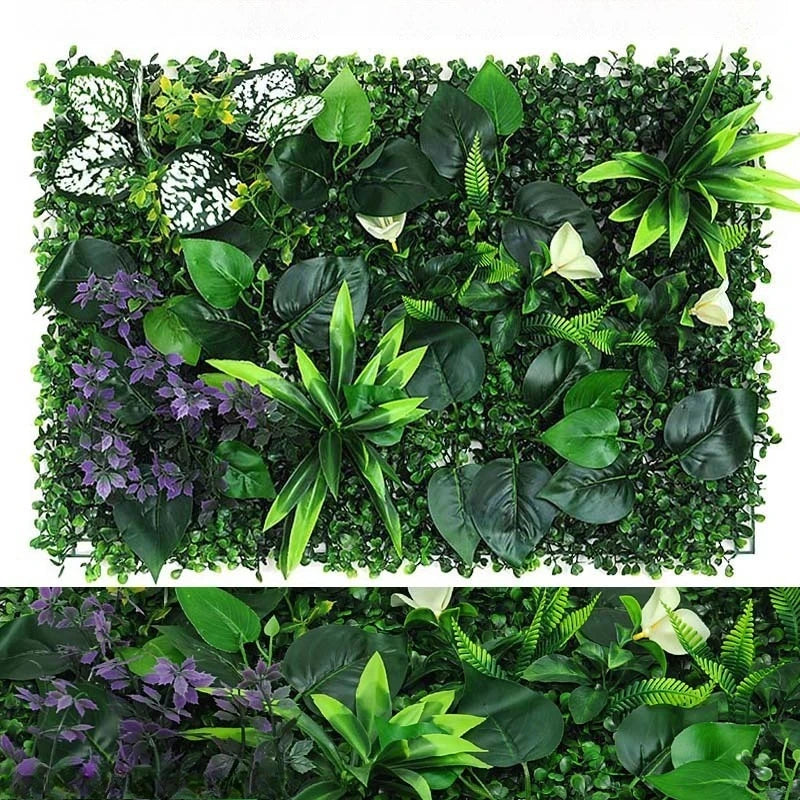 Artificial Plants Grass Wall Panel - Boxwood Hedge - Garden Decoration