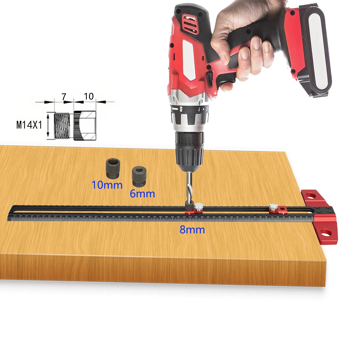 Highprecision Drilling Positioning Ruler