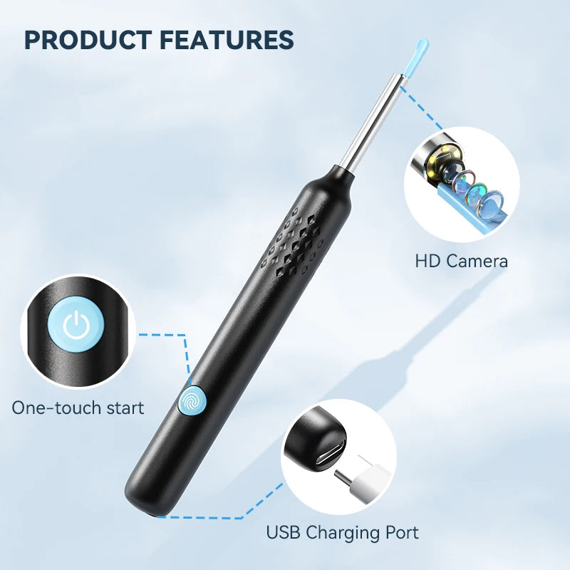 Camera Ear Wax Removal - Otoscope USB Charge