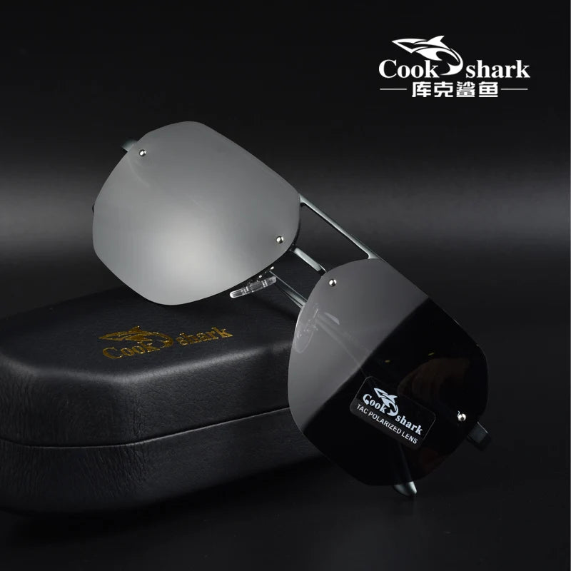 Cook polarized sunglasses for men's driving glasses special trend color-changing sunglasses day and night new