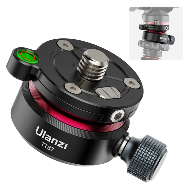 Ulanzi TT37 Mini Leveling Base - Quick Precise Adjustable Base  ±8°