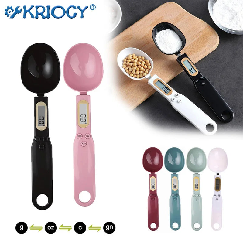 LCD Digital Measuring Spoon Scale - Mini Kitchen Tool