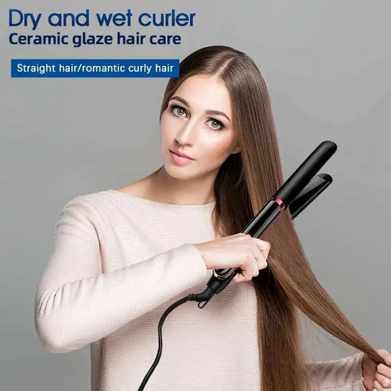 Professional Hair Straightener - Ceramic Ionic Fast Heat-Up Iron