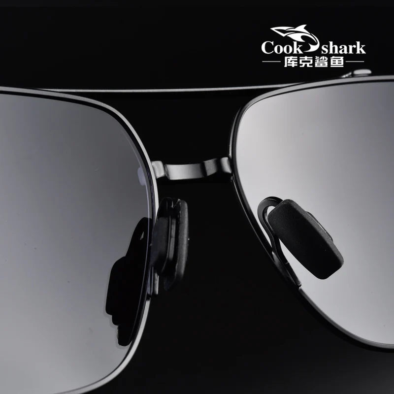 Cook sunglasses for men's new driving UV polarized sunglasses for men's color-changing glasses trend