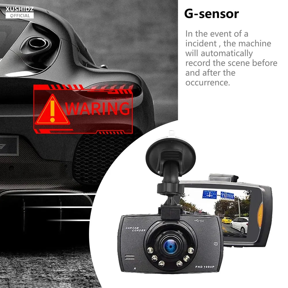 Dash Camera - Night Vision Vehicle Video Recorder