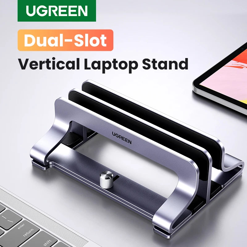UGREEN Vertical Laptop Stand - Pro Aluminum Foldable Stand