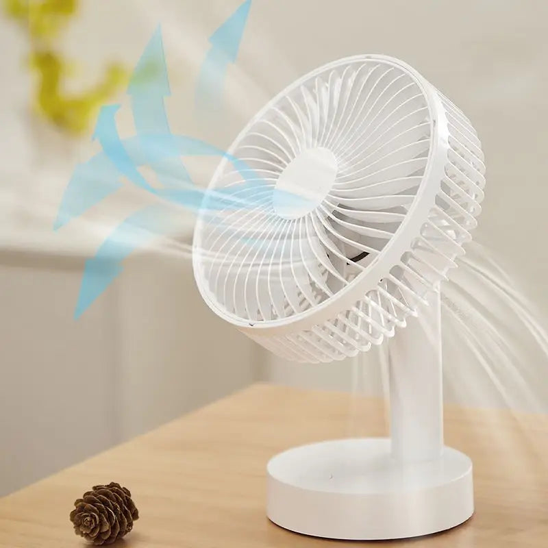 Mini USB Table Fan 4 Speeds Portable Desktop Table Cooling Fan Powered by USB Strong Wind Kipas USB Desk Fan