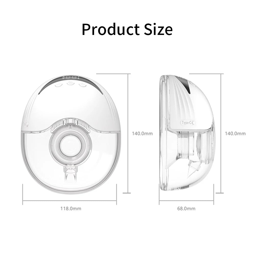 Wearable Breast Pump - Large Capacity Hands Free Portable - 210ML