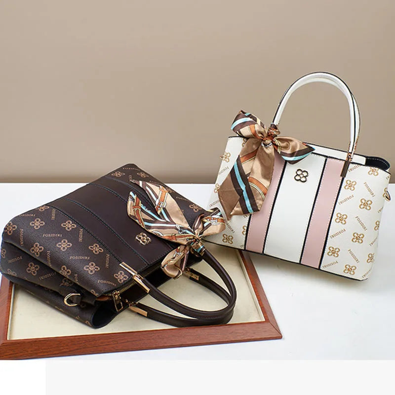 New Woman shoulder bag Large capacity Handbag for Women 2025 Crossbody bag pattern PU Portable bucket bag ladies messenger bags