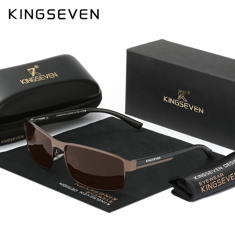 KINGSEVEN Luxury Brand Anti UV400 Polarized Sunglasses Men Cycling Fishing Shades Women Trendy Driving High Quality Eyewear