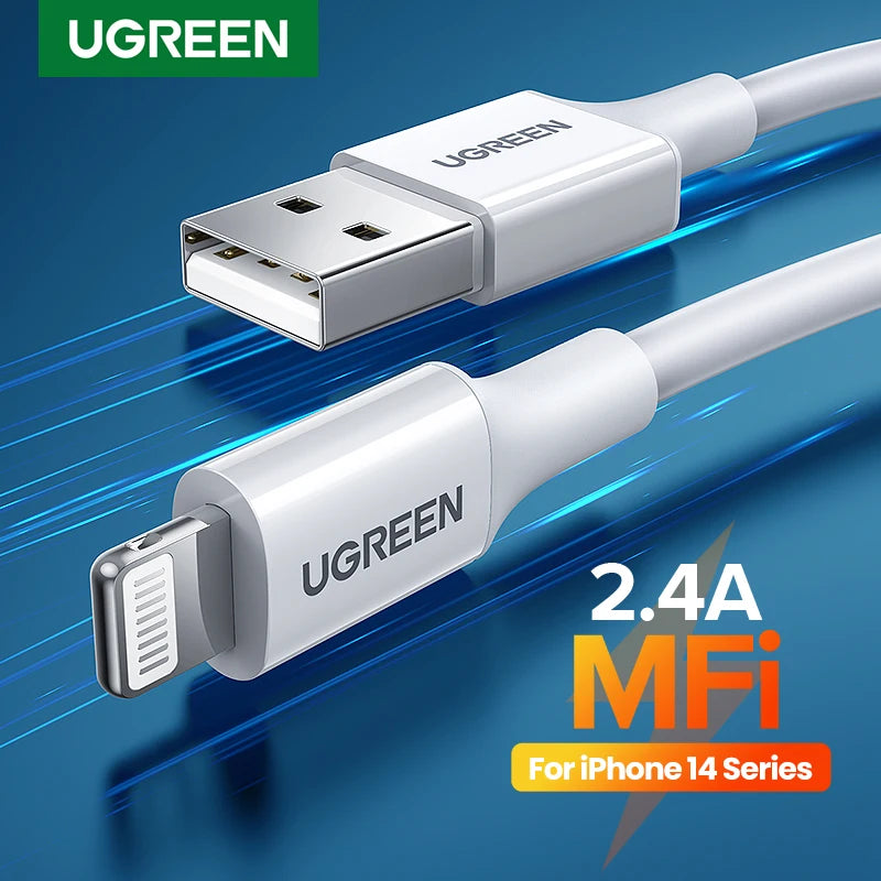 UGREEN MFi USB to Lightning Cable - Fast Charging & Data Cable
