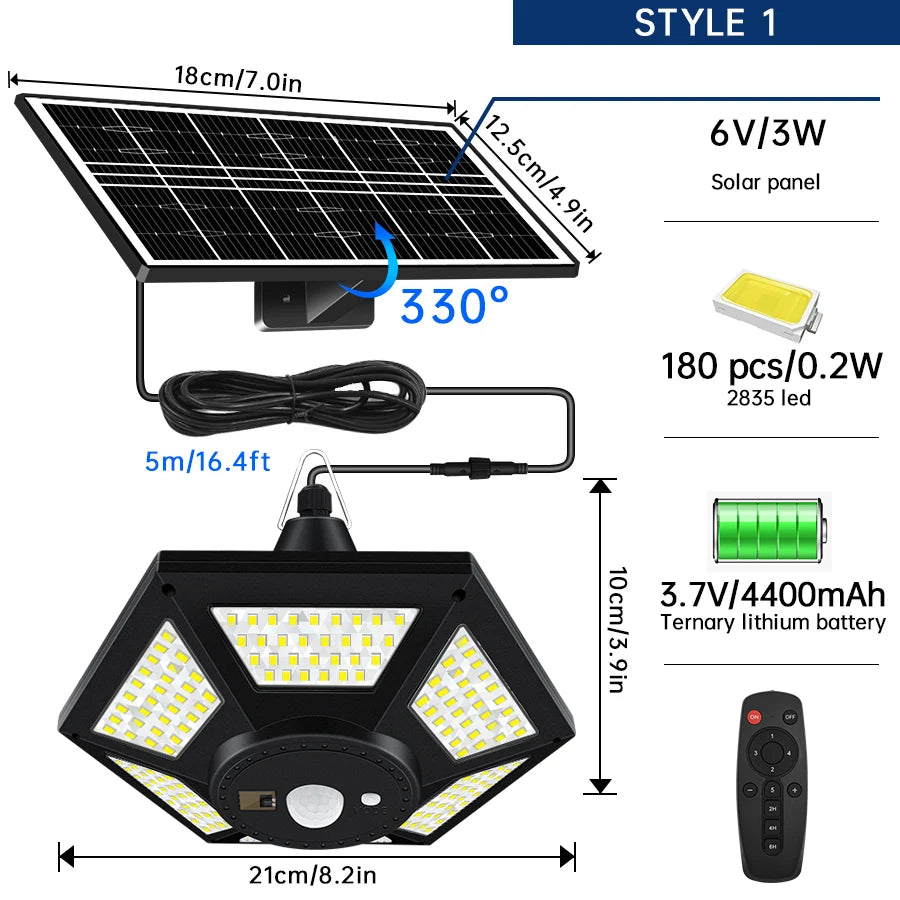 Solar Shed Light - Indoor & Outdoor