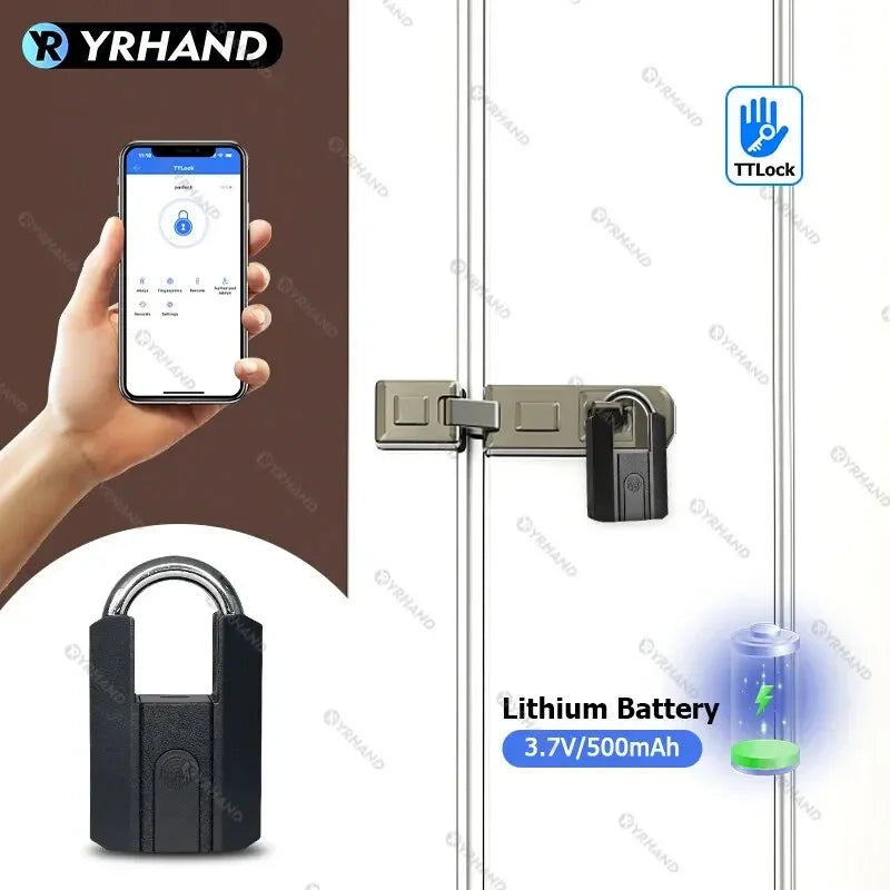 Bluetooth APP Smart Padlock - Fingerprint Lock