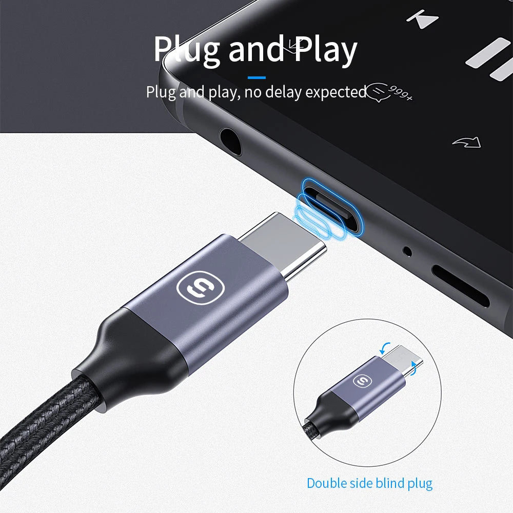 Essager USB Type C to 3.5 Jack Earphone Adapter