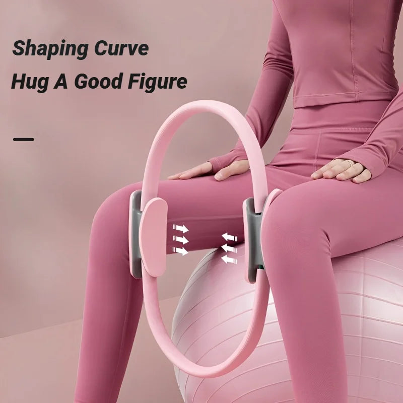 Yoga Fitness Ring Circle Pilates Women Girl Exercise Home Resistance Elasticity Workout Pelvic Floor Muscle Postpartum Training